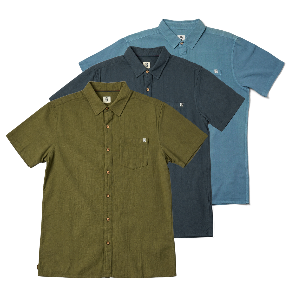 Layback Short Sleeve Woven