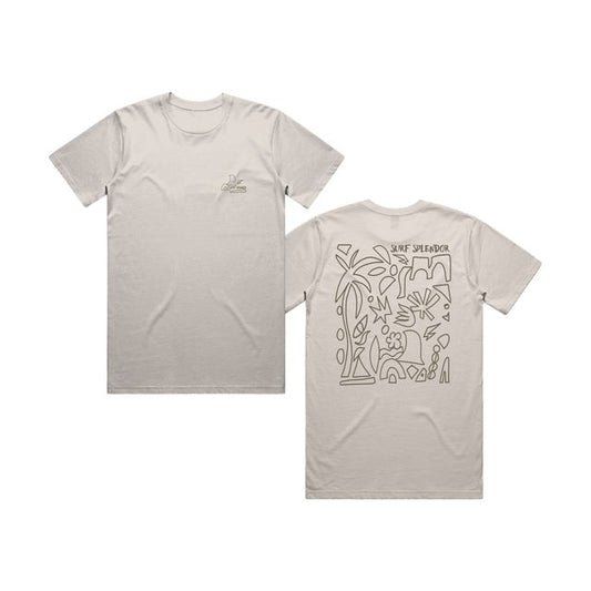 Sketchy Tee - Surf Splendor
