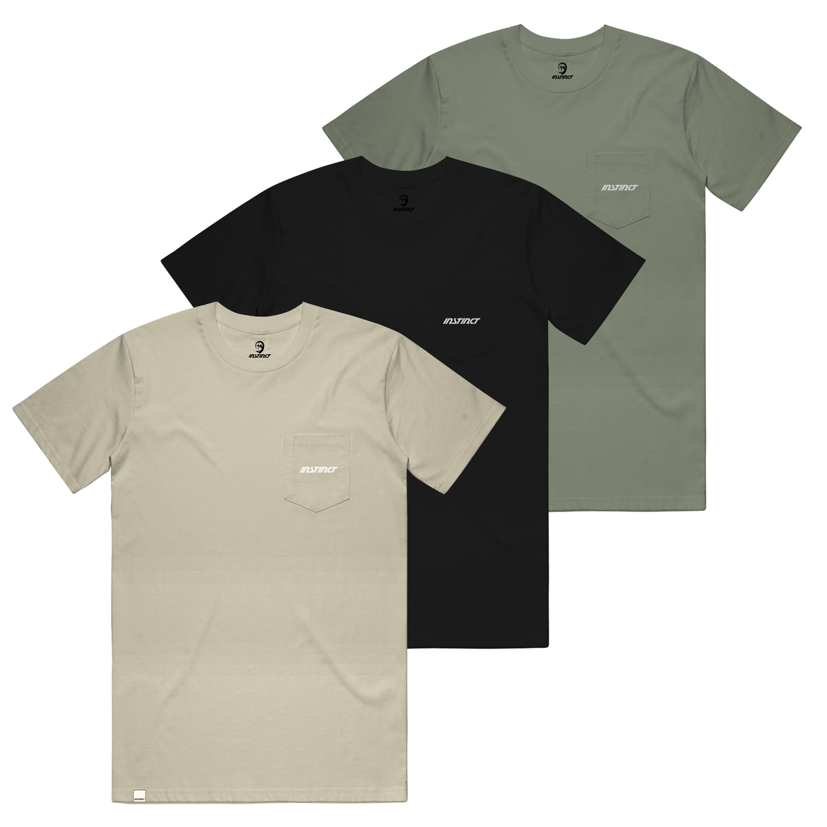 Instinct Wordmark Pocket Tee