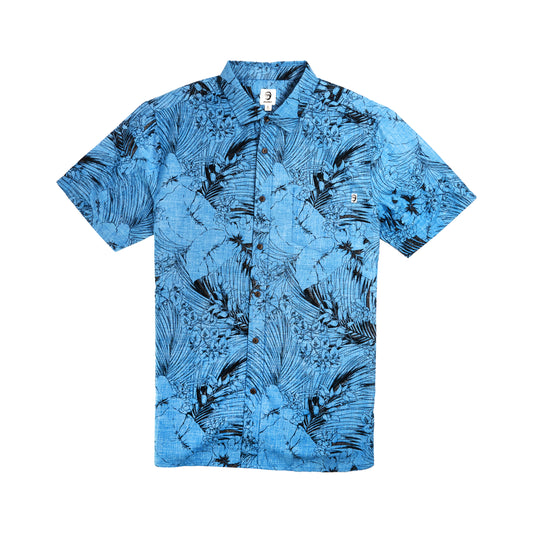 Botanical Short Sleeve Button Up Shirt