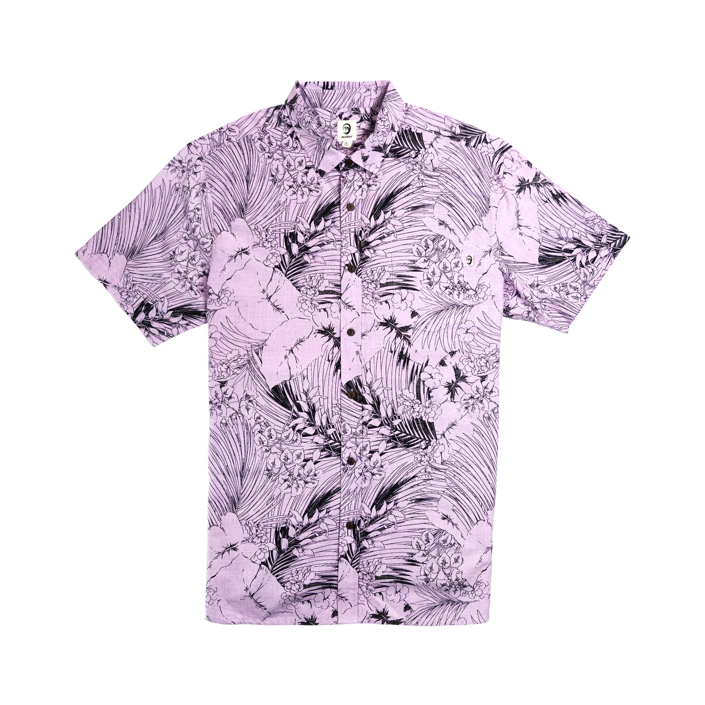 Botanical Short Sleeve Button Up Shirt