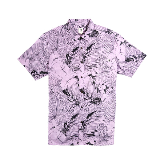Botanical Short Sleeve Button Up Shirt